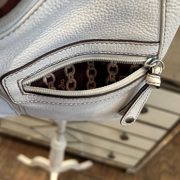Tiganello Pebbled Leather Organizer Backpack